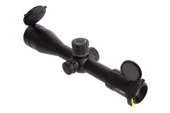 Platinum series PLX5 6-30mm Athena BPR MIL rifle scope features 0.1 MIL click adjustable turrets with tactical / target style knobs